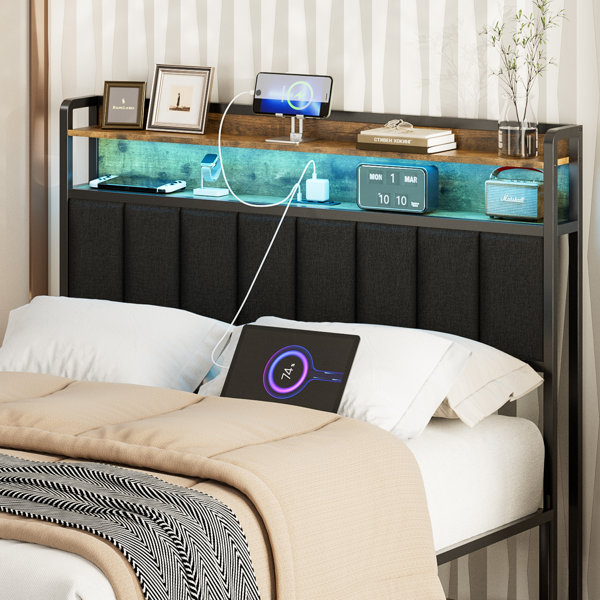 Lamps that attach to sales headboards